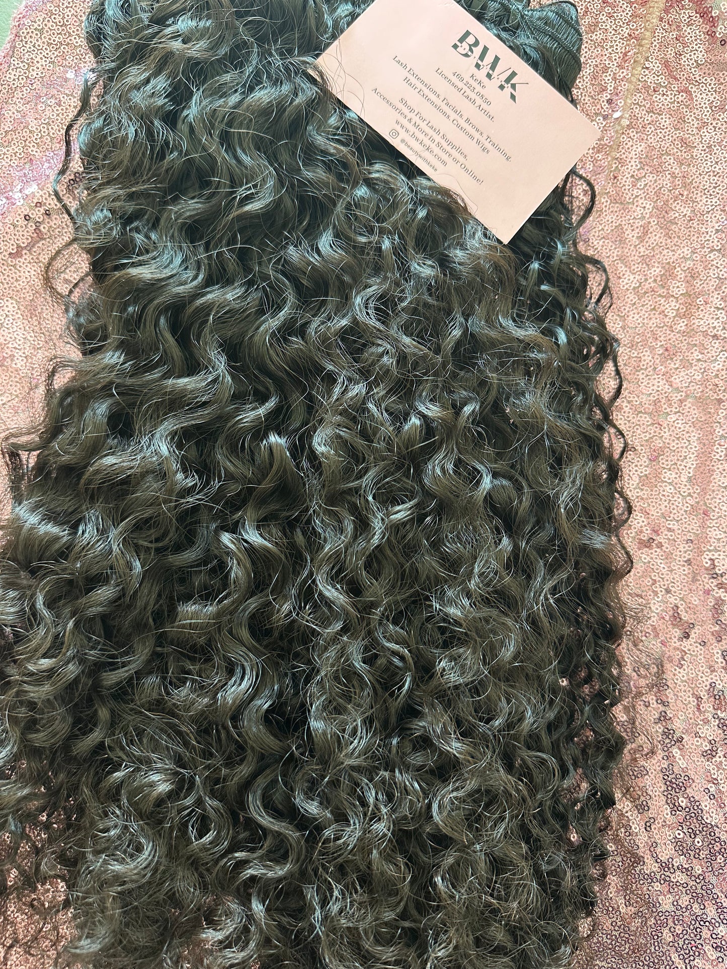 Raw Burmese Curly Extensions