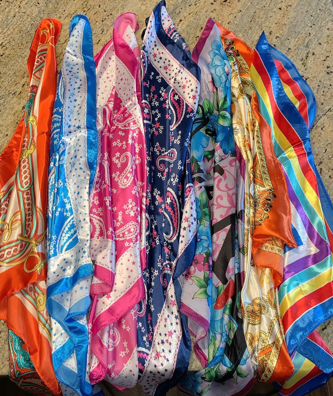 BWK Silk Head Scarves