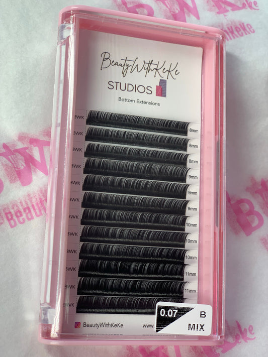 Bottom Lash Extensions