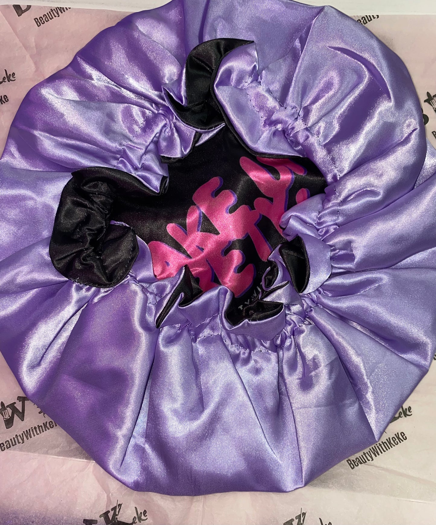 BWK Reversible Satin Hair Bonnet